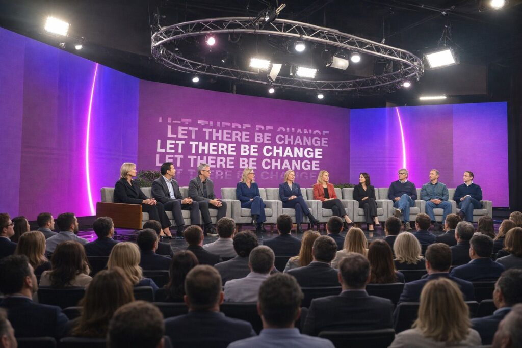 Experiential Marketing Immersive LED Video Wall for Accenture Corporate Event in DC